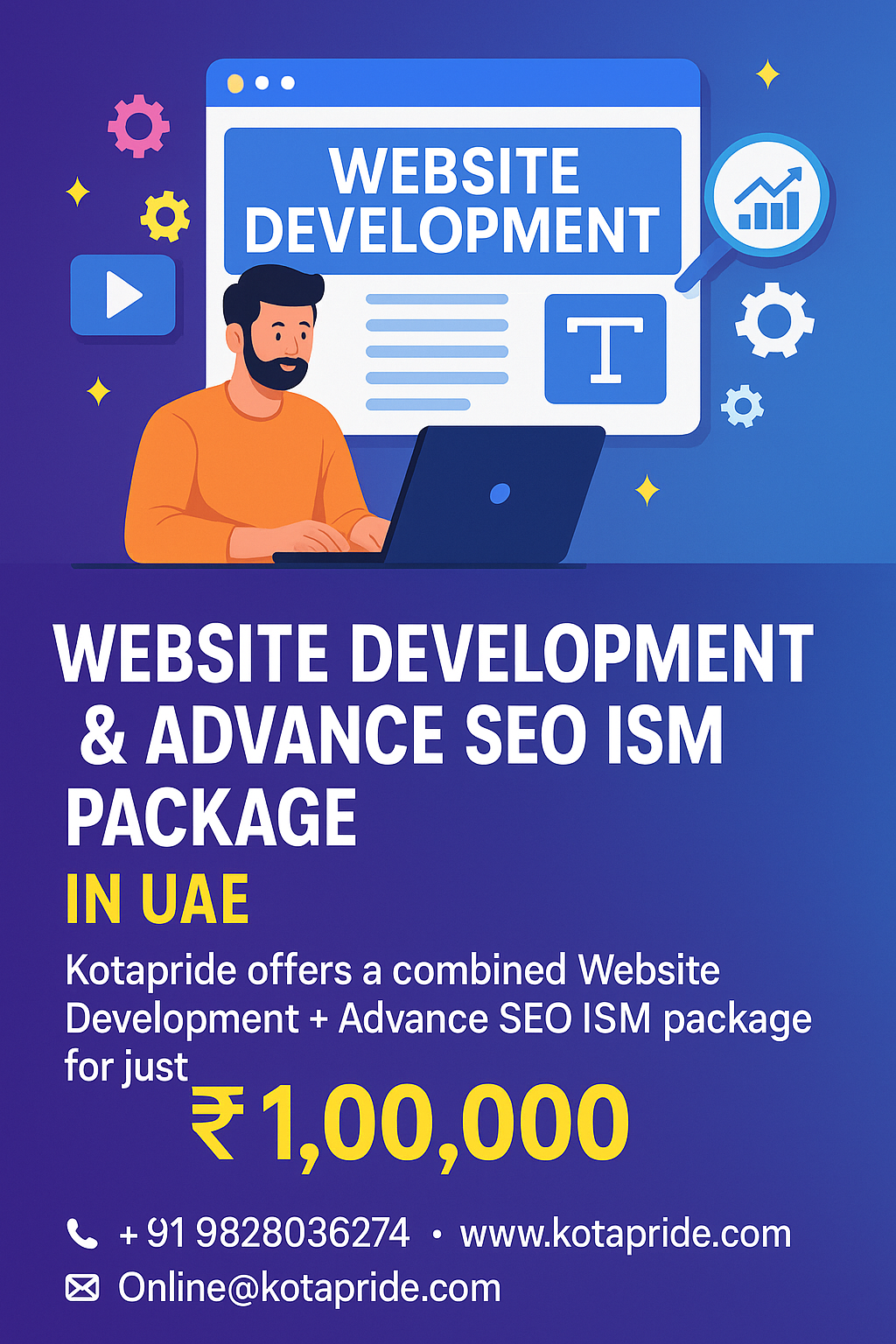 Website Development Services & Advance SEO ISM Package