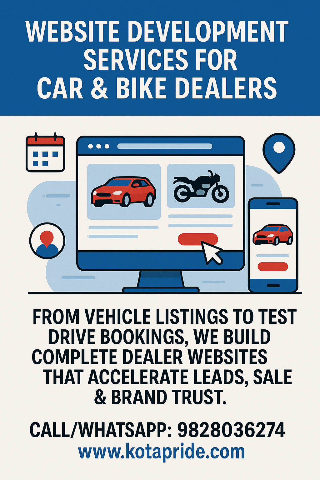 Website Development Services For Car & Bike Dealers