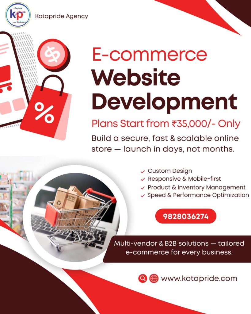 ecommerce website kotapride 2