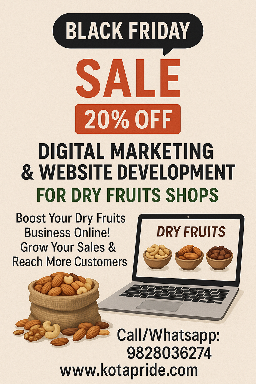 Digital Marketing For Dry Fruits Shops