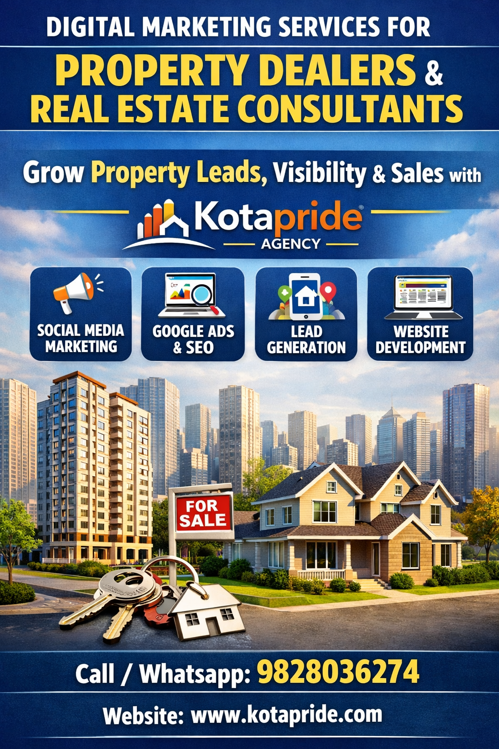 Digital Marketing Services for Property Dealers & Real Estate Consultants