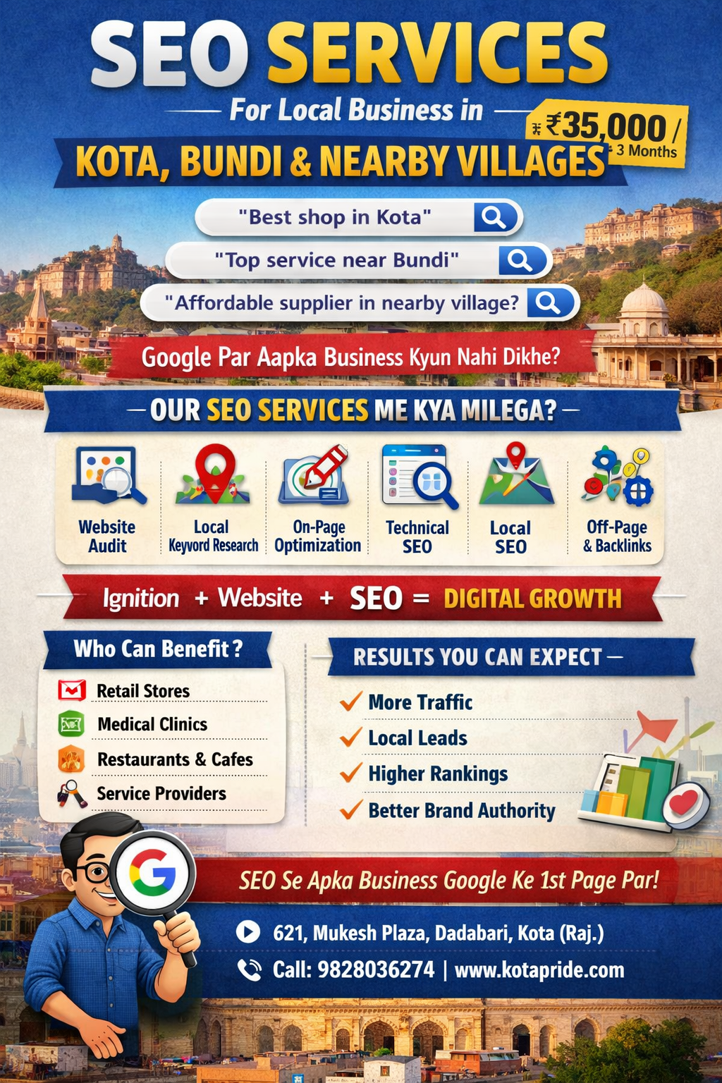 SEO Services in Kota, Bundi & Nearby Villages