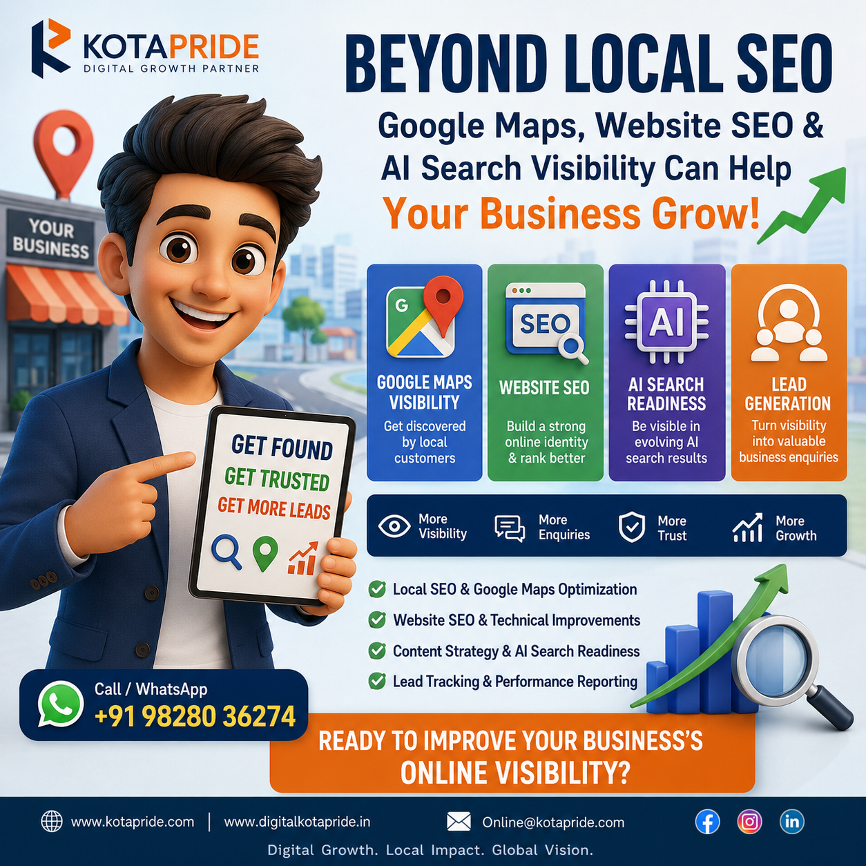 Local SEO, Google Maps And AI Search Visibility | Kotapride